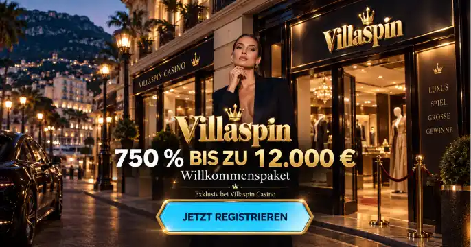 VillaSpin Casino Registrierung banner